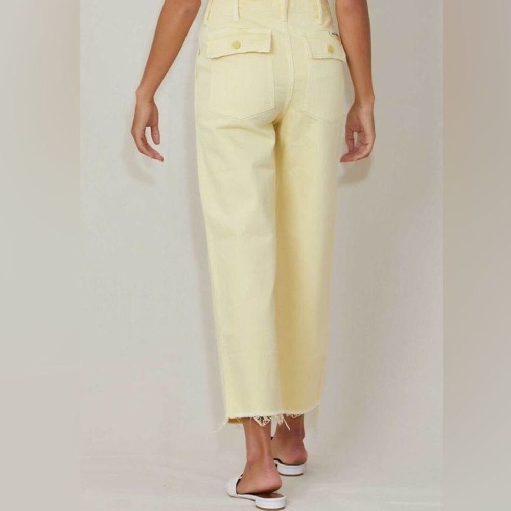 MOTHER - Patch Pocket Private Ankle Fray Yellow Women's Jeans